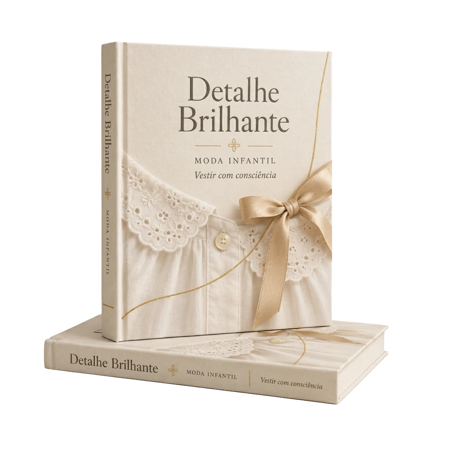 Livro Detalhe Brilhante, Moda Infantil, Vestir com consciência
